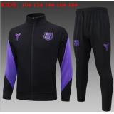 Chándal FC Barcelona 2025/26 (Black long zipper) - NIÑOS